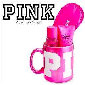 Victoria’s PINK Mug Cup Gift Set Fresh & Clean NEW